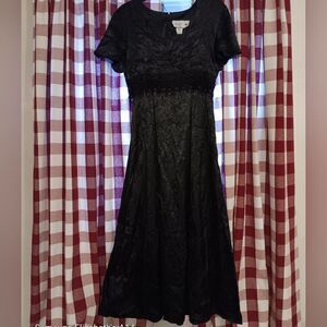 Jody California Vintage‎ Black Dress Size 11 Great Pre-Owned Condition
